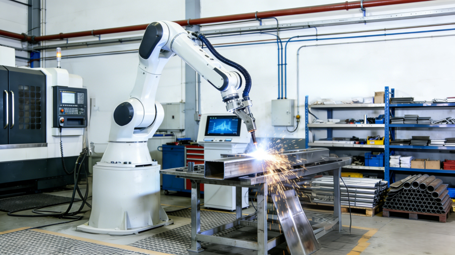 浙江新控AI系列打磨机器人的毫米智慧：以钢铁之躯，执行柔性打磨